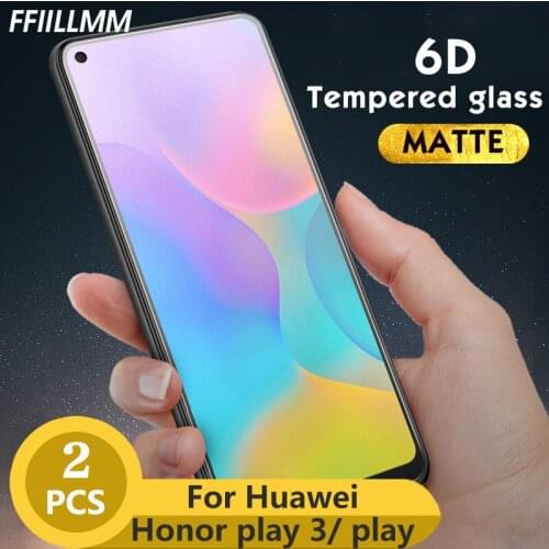 2Pcs/lot Matte Protective Glass For Huawei Honor Play 3 Tempered Glass For Honor Play Screen Protector For Honor Play 3 Glass