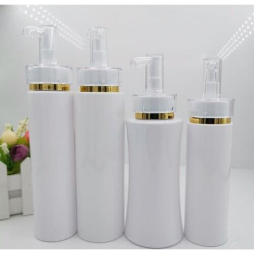 Refillable Bottles Pressed Pump Empty Shampoo Lotion Hand Wash Soap Sanitizer Shower Gel Container Bottle 150ML 200ML 250ML 10pc