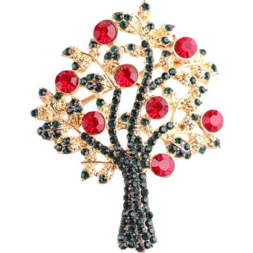 Fashion popular womens Christmas Brooch Christmas tree shoes old man elk garland snowflake bell pin