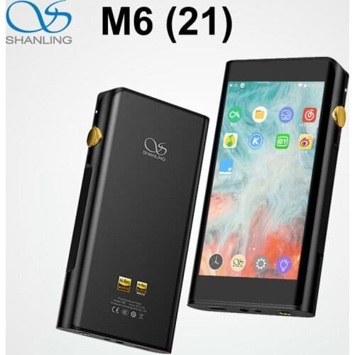 Shanling M6 21 Dual ES9038Q2M DAC Open Andriod OS Bluetooth Portable Music Player MP3 Support MQA 8x Unfolding DSD512 PCM 768kHZ