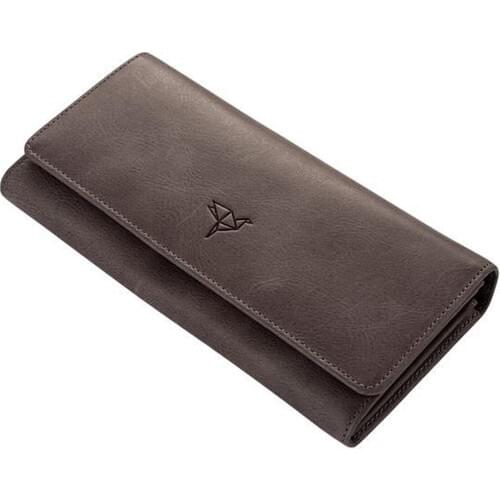 Garbalia Angel Vintage Leather Portfolio Womens Wallet for Ladies Carteira Feminina Кошелек Женский Carteras Para Mujer