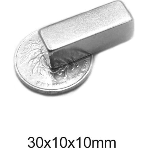 1/2/5/10/15/20PCS 30x10x10 Strong Rare Earth Magnet 30x10x10mm Block Neodymium Magnets N35 Permanent Search Magnet 30*10*10 mm