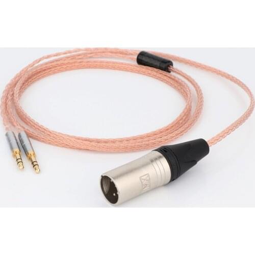 16cores OCC Headphone Cable For Hifiman Sundara Ananda HE1000se HE6se he400i he400se Arya