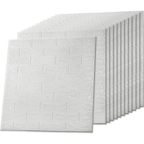 70*77cm DIY 3D Brick Wall Stickers Home Decoration Living Room Bedroom Decor Foam Self Adhensive Wallpaper Art home Wall Decals