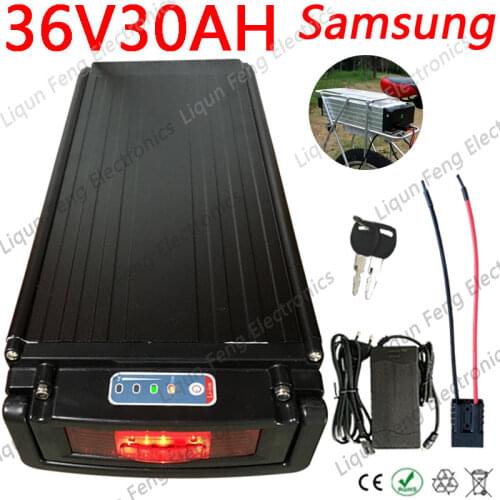 1000W 500W 36V 30AH Electric Bike Battery 36V 12AH 15AH 18AH 21AH 24AH 27AH 30AH 33AH Lithium Battery Battery Use Samsung Cell