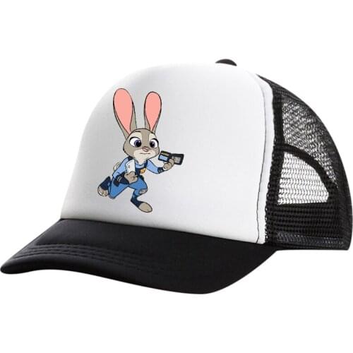New Brand Zootopia Snapback Baseball Cap Men Women Hip Hop Dad Mesh Hat Trucker Hat Dropshipping