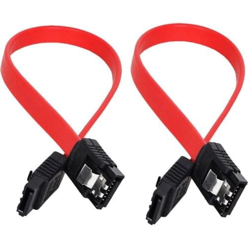 FAST SHIP! Quality 45CM SATA 2.0 II SATA2 2Gb / S SSD Hard Drive Data Direct Cable Right Angle SATA Cable 7pin To 7pin .5gb/s