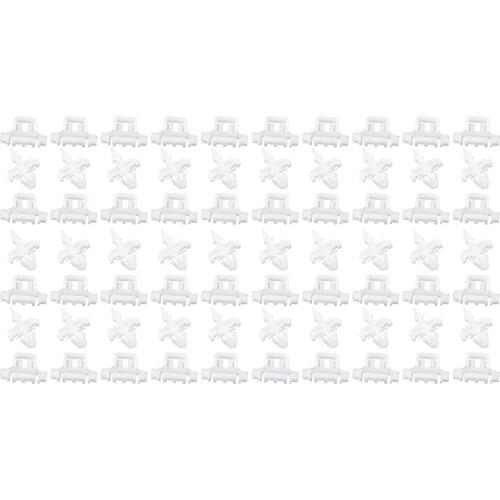 70Pcs/Set Door Quarter Panel Moulding Trim Clip Clamp Fairing Fit for Mercedes Benz W124 S124 W201 A124 C124 1993 A0019884981