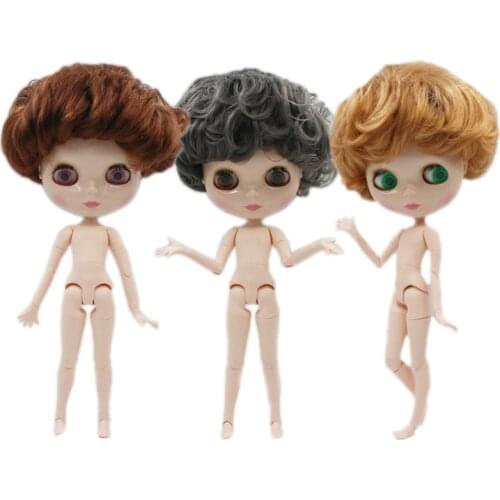 Blyth doll,normal face shell, 19 joint body and 7 joint body, can change the skin color. Nude doll