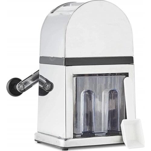 Stainless Steel Ice Crusher Mini Ice shavers Chopper Manual Snow Cone Smoothie Maker Ice Block Breaking Machine slush machine