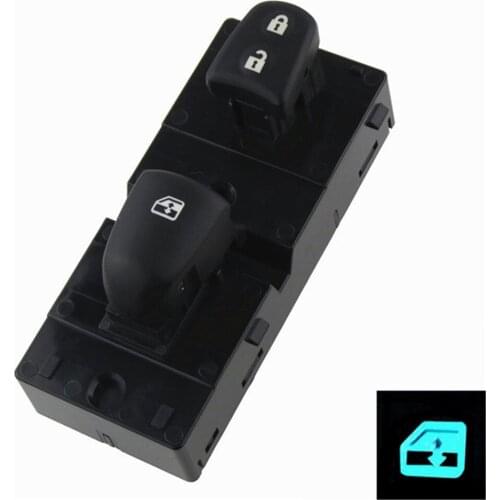 Ice Blue Light Electric Control Power Master Window Switch Button For Nissan Tiida 2011-2016 Altima Sylphy X-Trail Qashqai