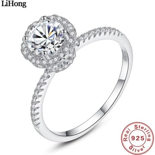Кольца с фианитами для женщин LiHong China At AliExpress