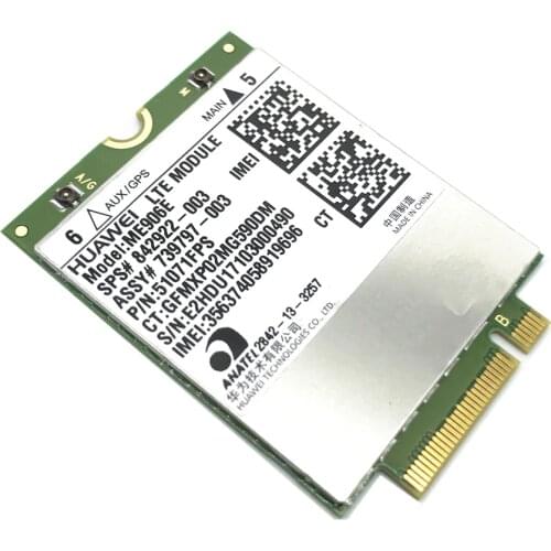 FOR HUAWEI ME906E NGFF LTE/HSPA+ FDD 4G WLAN WCDMA module Card Unlocked for HP lt4112