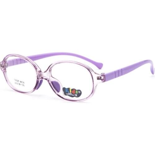 Children Short-sighted Glasses Frame Amblyopia Female Students Cute Ultra-light Boy Comfortable TR90 836