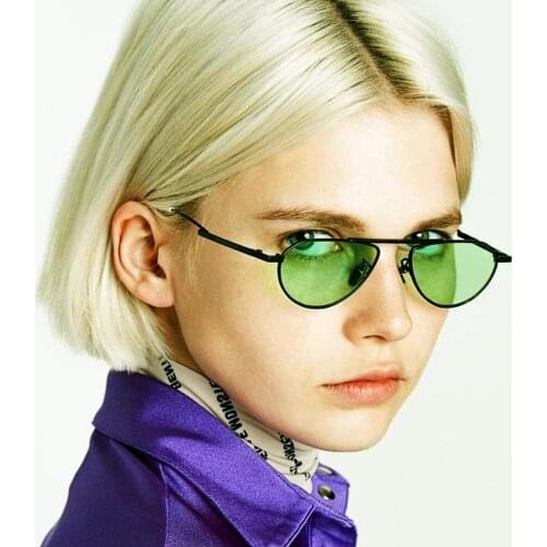 Europe and America oval sunglasses Trend small frame men and women sun glasses metal vintage shades new 2020 arrival glasses