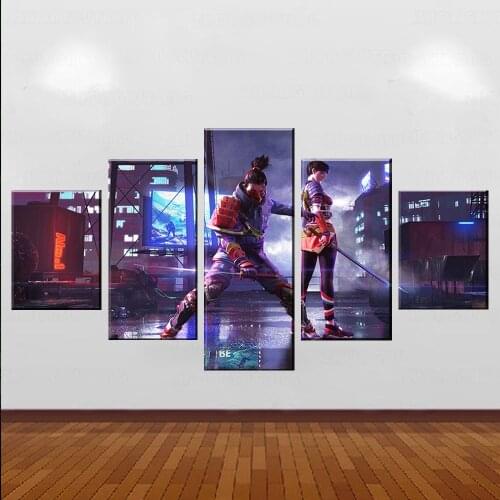 Garena Free Fire Game Poster Artwork Paintings 5 Piece Free Fire Battlegrounds Video Games Poster Wall Art Paintings Free Fire