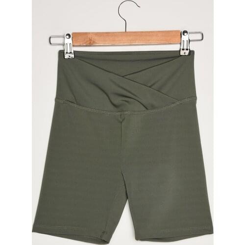 Trendyol Rallying Wraped Waist Detailed Sports Shorts TWOSS21SR0714