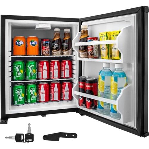 1.4 cu.ft Lockable Absorption Fridge Car Hotel Caravan No Freon Low Energy