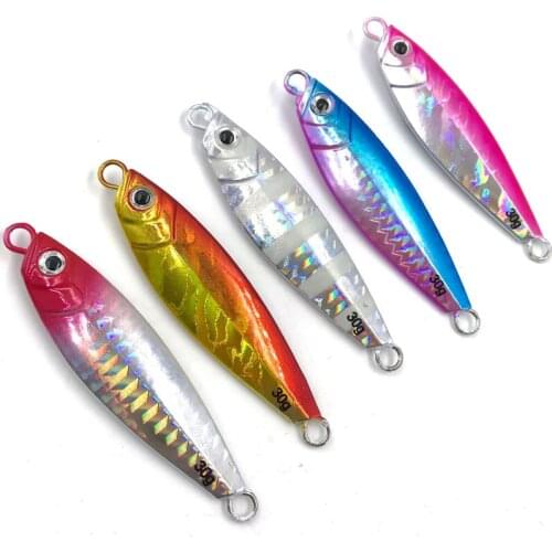 OBSESSION Lead Fish Jig lure Hard bait 7g 10g 15g 20g 30g 1pcs Artificial Metal Bait slow jig head Fishing Lures accessories