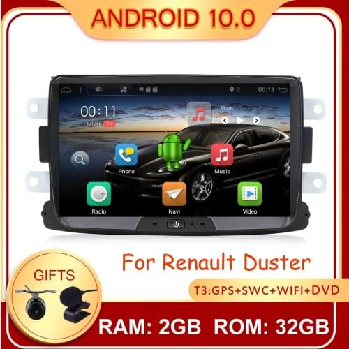 Bosion Android 10.0 Car Multimedia Player Radio Auto For Dacia/Sandero/Duster/Renault/Captur/Lada/Xray 2/Logan 2 GPS Navigation
