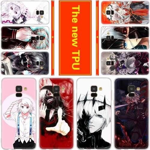 Phone for Samsung Galaxy J6 J4 Plus J8 J3 J7 2018 J5 J3 j7 2017 2016 j6 Prime Cover Case Tokyo Ghouls Anime