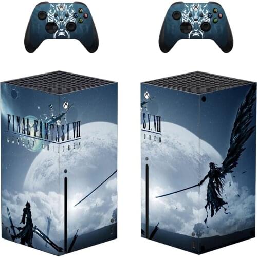 Final Fantasy Skin Sticker Cover for Xbox Series X Console and Controllers Series X Skin Sticker Decal Vinyl