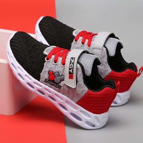RECOISIN Kid Shoes Boys Sneaker Children Shoes Fashion Breathable Leisure Sports Running Shoes For Girls Boys Brand Casual Shoes