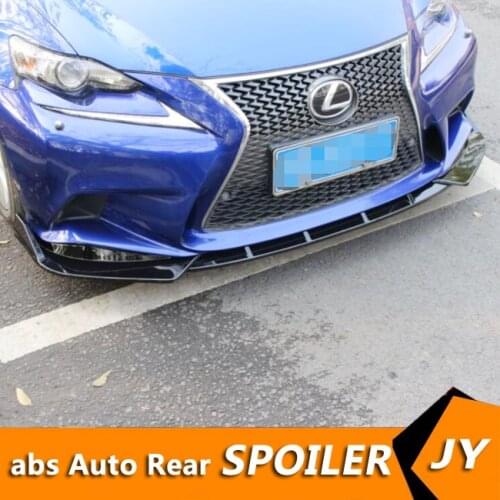 For Lexus IS 250 Body kit spoiler 2015-2016 For IS300 IS350 IS250 Rear lip rear spoiler front Bumper Diffuser Bumpers Protector