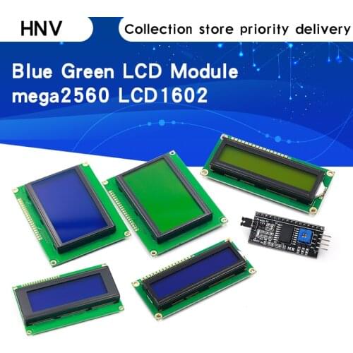 1PCS LCD module Blue Green screen IIC/I2C 1602 for arduino 1602 LCD UNO r3 mega2560 LCD1602