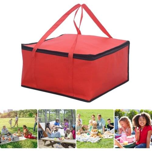 Functional Outdoor Carrying Bag Cooler Lunch Box Portable Insulated Canvas Lunch Thermal Food Picnic Lunch Bags For Women Kids
