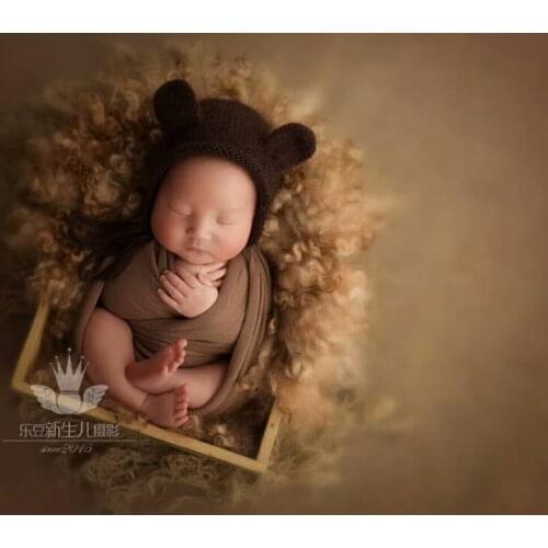 Hot Sale Christmas Stretch Jersey Wrap Knit Stretch Wraps Newborn Baby Swaddle blanket Hammock Layering photography Props