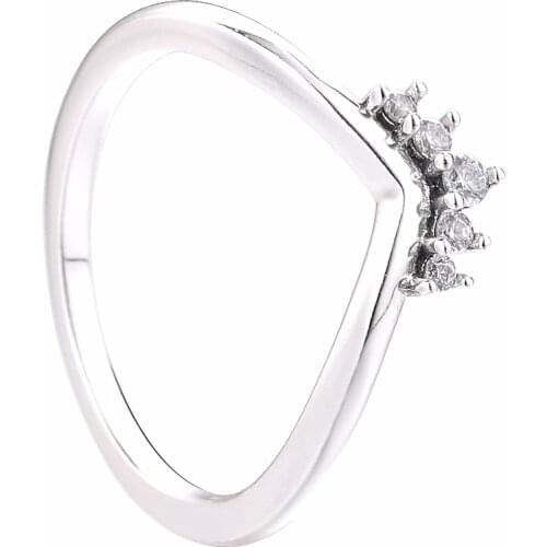 Ajax 925 Sterling Silver Crown Rings Womens Trend Jewelry Brands 2021 Wedding Engagement Dating Girl Birthday Gift