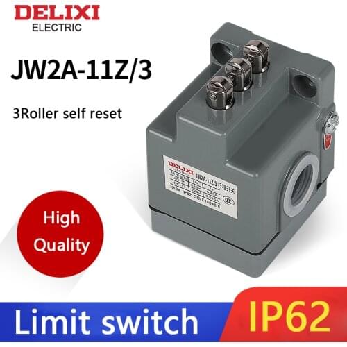 DELIXI limit switch travel switch JW2A-11Z/3 YBLX-JW2/11Z/3 tripod Micro switch wire WEDM switch 220V 3A