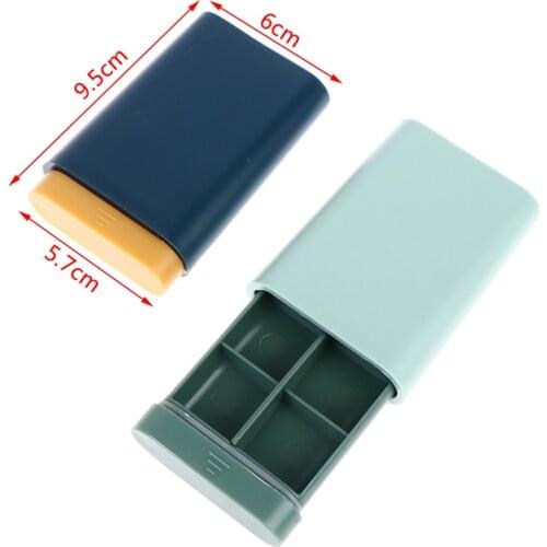 1PC Portable Nordic Style Pill Box Tablet Pillbox Dispenser Medicine Boxes Dispensing Medical Kit Organizer