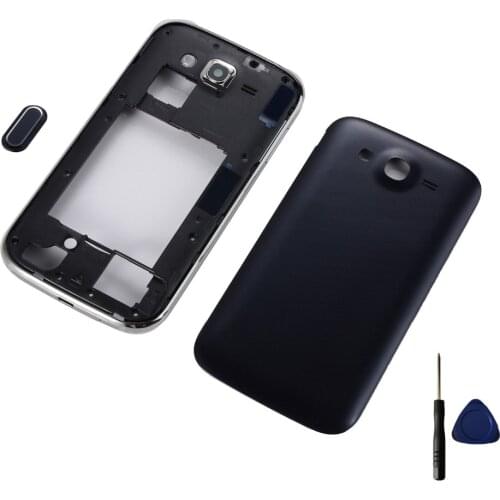 For Samsung Galaxy Grand Neo GT-I9060 I9060 9060 Housing Middle Frame+Battery Back Cover+Home Button Return Key Keypad+Tools