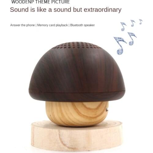 Cute mushroom cartoon tweeter high volume Mini Wireless Bluetooth speaker birthday gift