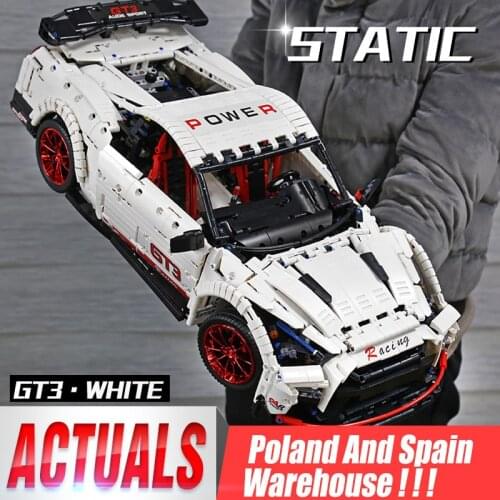 MOULD KING 13172 Nismo Nissan GTR GT3 Speed Racing Sport Car Set Car Compatible with 25326 Building Blocks Bricks Model Toys
