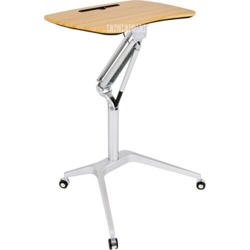 ZL010 Mobile Adjustable Folding Computer Table Aluminum Leg Aluminum Alloy Riser MDF Board Multifunctional Folding Laptop Desk
