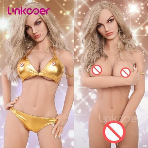 Linkooer 168cm Silicone Sex Doll Muscle Female Big Breast Sexy Hits Real Love Doll Adult Toys Vagina Masturbation