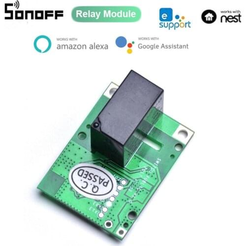 SONOFF relay module RE5V1C Switch Wifi Smart Switch 5V DC Wireless Switches Inching/Selflock Working Modes APP/Voice/LAN Control