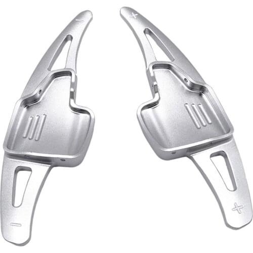 1 Pair Shifter Extension fits for Ford Focus 2015-2018 Kuga 2017-2019 Silver