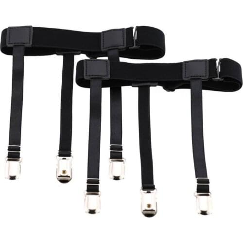 Unisex Elastic Band Stocking Suspender Garter Thigh Leg Ring (Duck Clip)