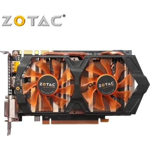 100% Original ZOTAC Graphics Cards GeForce GTX 660 2GB GPU 192Bit GDDR5 Video Card for nVIDIA Map GTX660 2GD5 GK106 Hdmi Dvi