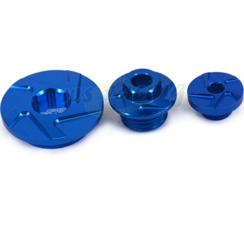 CNC Motorcycle Billet Engine Oil Plug Sett For YAMAHA YZ250F 01-13 YZ450F 03-05 WR250R WR250X 07-16 Dirt Bike