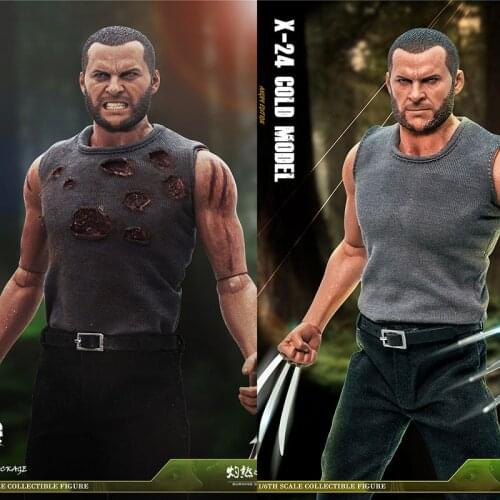 1/6 Scale The Wolverine Logan Clone Wolf War Damaged Normal Ver. Action Figure Model 12' Full Set Action Figure Dolls Toys