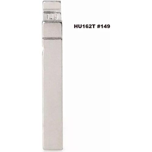 10 pcs/lot KEYDIY Metal Blank Uncut Flip KD/VVDI/JMD Remote Key Blade Type HU162T 149# for V-W Golf 206 NO. 149 Blade