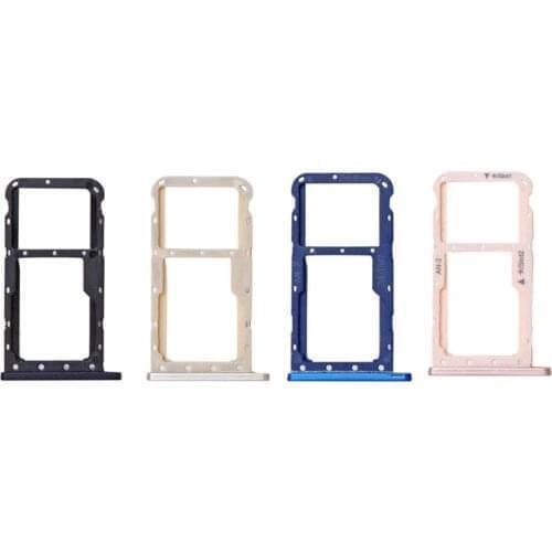 10/Pcs For Huawei P20 Lite Sim Tray Holder Sim Card Tray Slot Holder Connector Container Replacement Parts