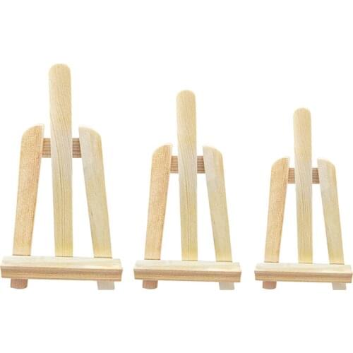 6Pack Mini Wood Display Easel Artist Display Tripod Easel Stand Holder Picture Photo Rack for Home Wedding Name Card