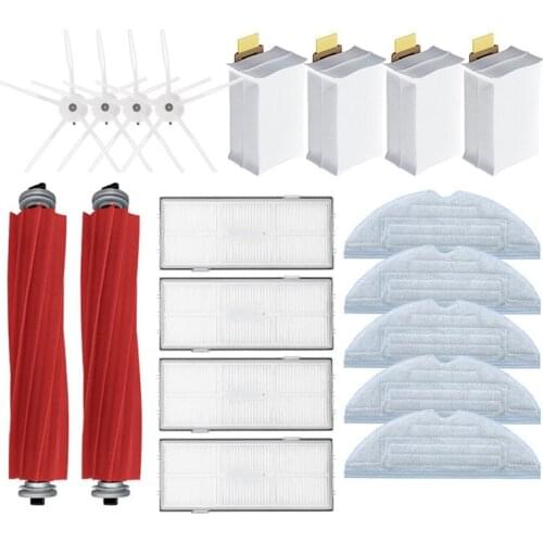 For Xiaomi Roborock S7 S7max S7maxv T7S Plus Vacuum Cleaner Accessories Main Side Brush Mop Cloth HEPA Filter Dust Bags
