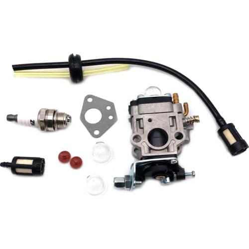 Accessories Parts Carburettor Kit for 52cc 49cc 43cc Brush Cutter with Seal Hose Spark Plug Petrol Filter
